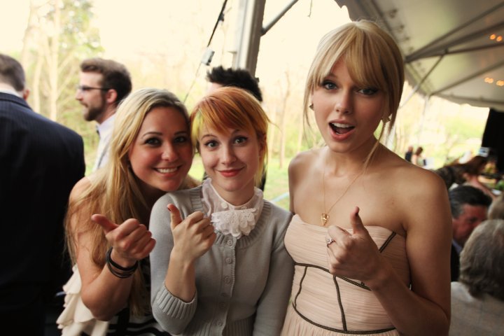 hayley williams paramore blonde. With Hayley Williams and